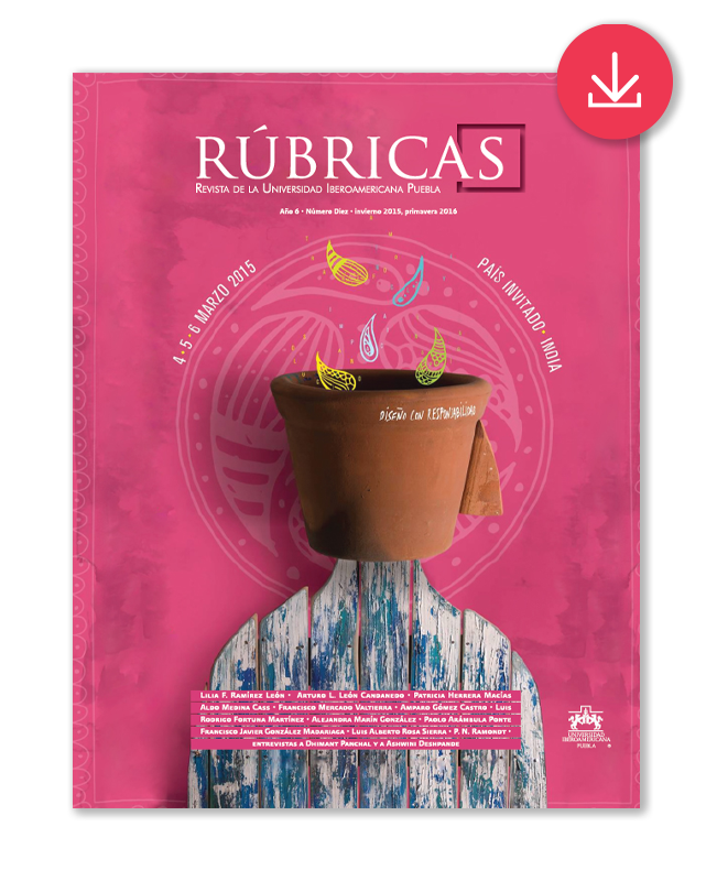 Revista Rúbricas, número 10, invierno de 2015-primavera de 2016                                                 Tema: Diseño con responsabilidad-image