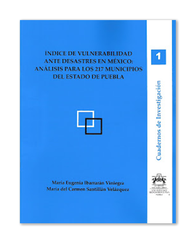Índice de Vulnerabilidad ante desastres en México. Análisis de los 217 municipios del estado de Puebla-image